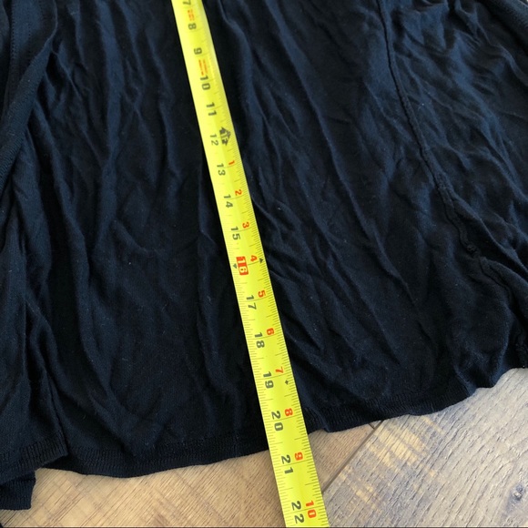 LOFT open front knit dark grey cardigan size S - Picture 4 of 5